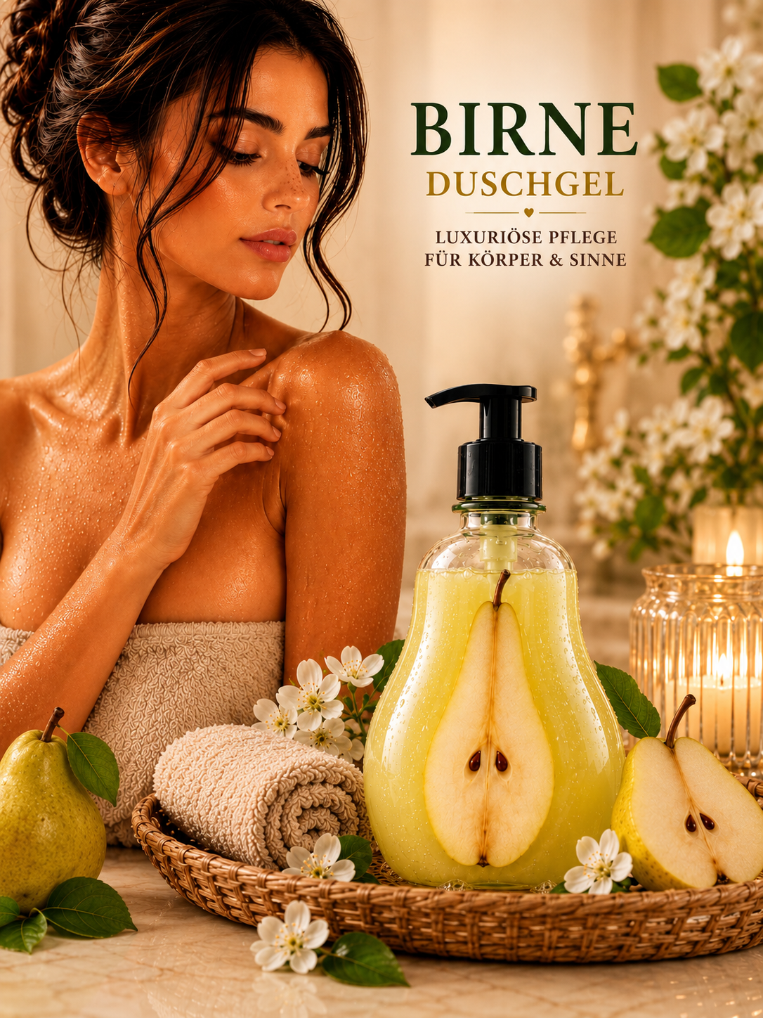 Birnen-Duschgel – Luxuriöse Körperpflege | 500 ml