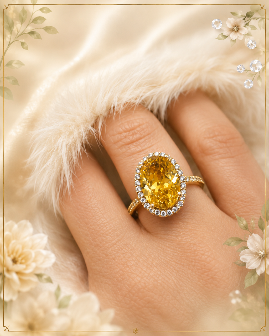 🌼 Golden Blossom – Sonnenblüte der Eleganz 🌼