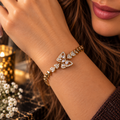 Elegantes Schmetterling Armband Gold 🦋✨