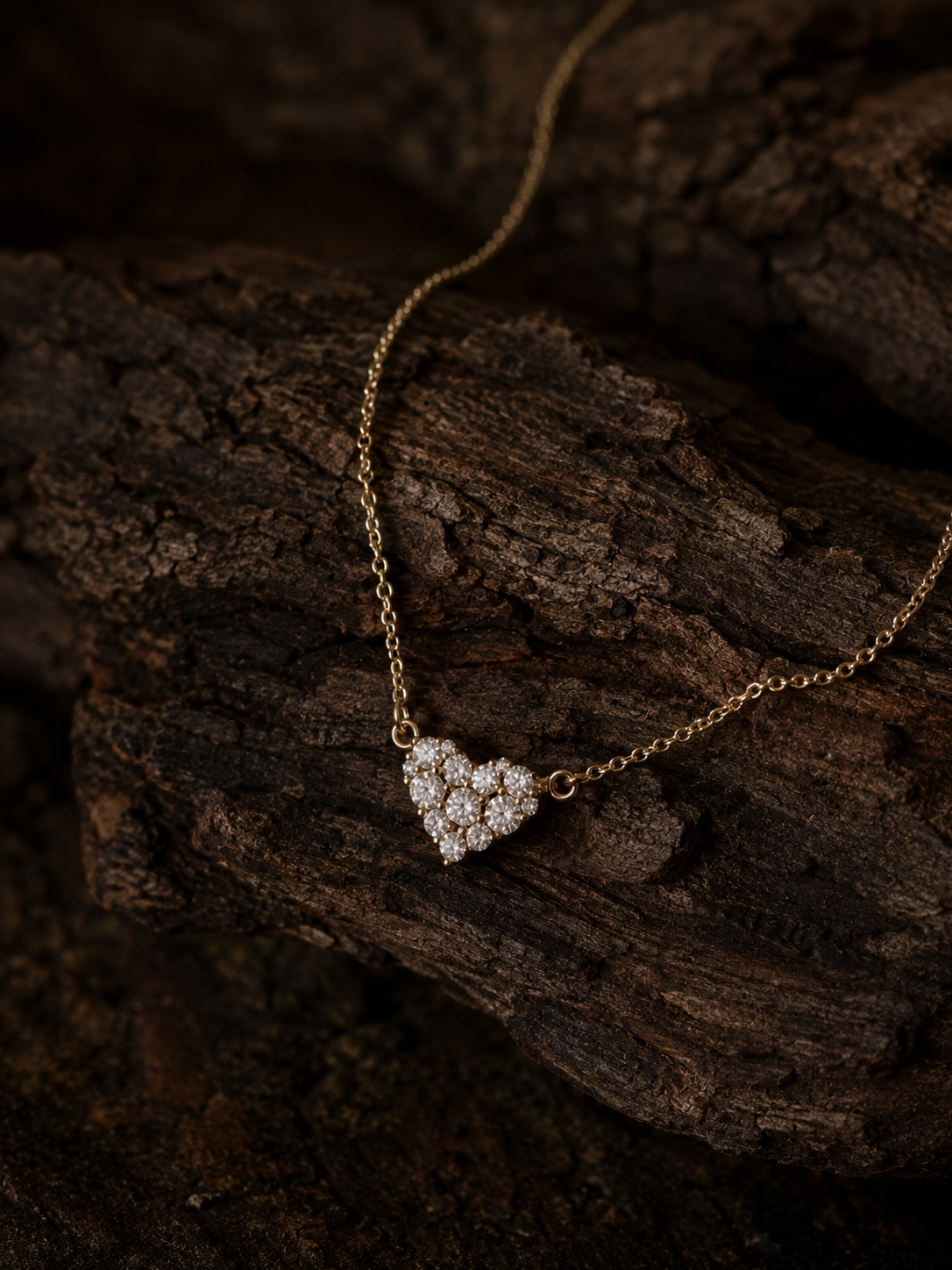 Romantic Heart Sparkle – Halskette 50 cm