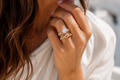 Eleganter Ring-Set mit Zirkonia – Größe 9 | Wasserfest & nickelfrei