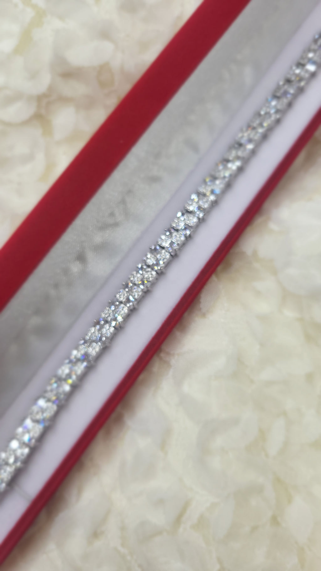 💎 Platinum Sparkle – Luxus Tennis-Armband mit funkelnden Zirkonia ✨
