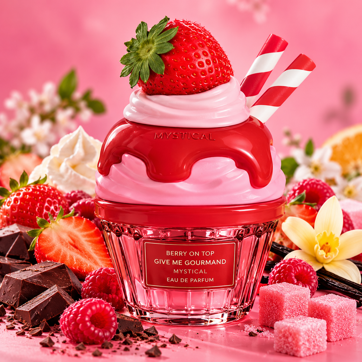 Süßes Gourmand Eau de Parfum 30 ml – Erdbeere, Himbeere, Vanille & Schokolade