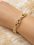 ✨ Luxus Armband „Golden Majesty“ – 18K Vergoldet & Zirkonia ✨