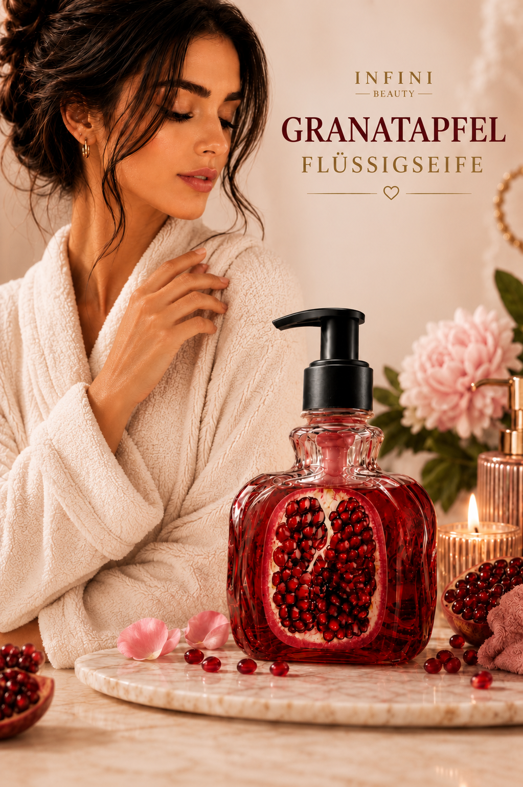 Granatapfel Duschgel – Luxuriöse Körperpflege | 500 ml