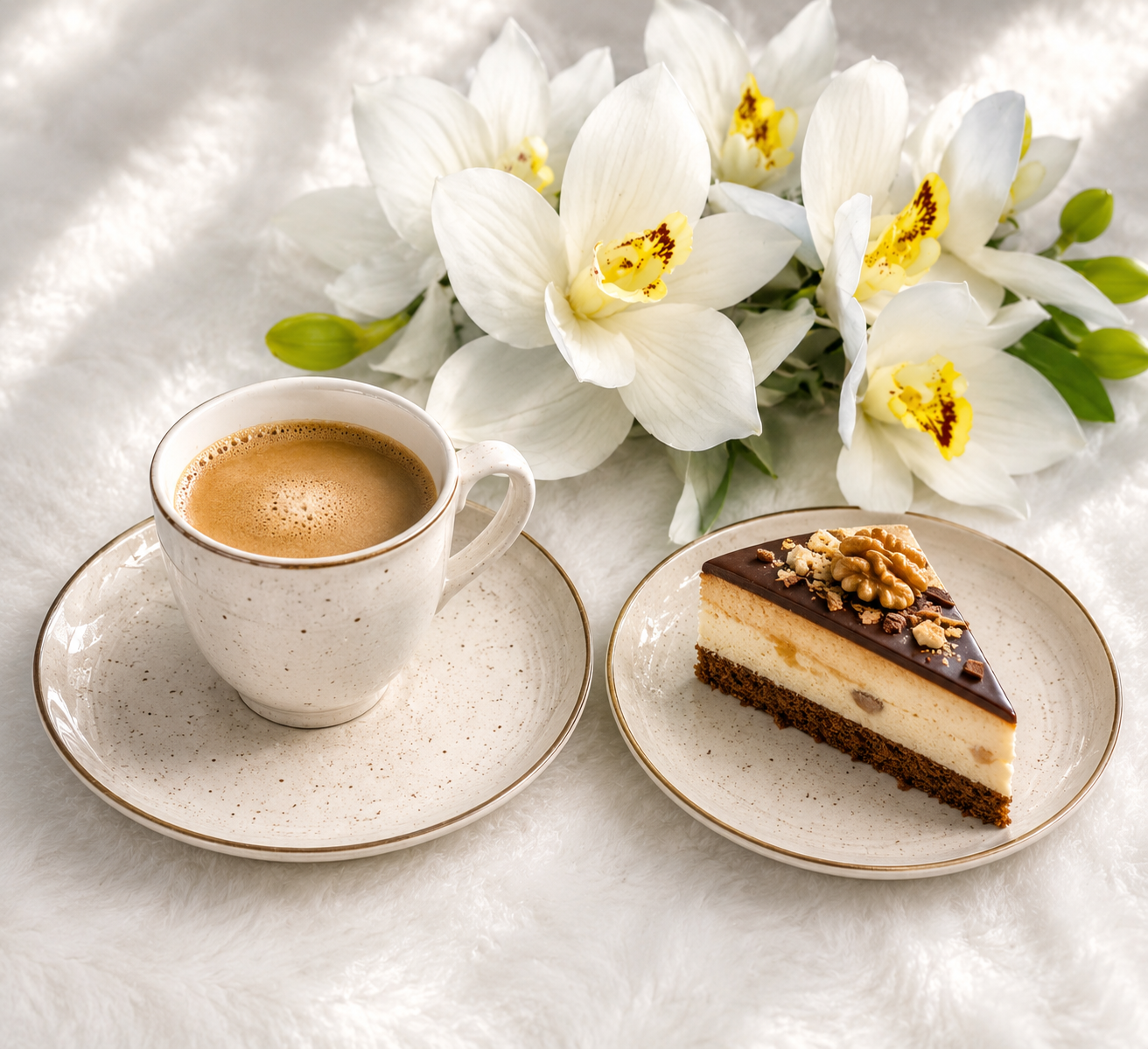 Dessertset Vintage Creme – 3-teilig
