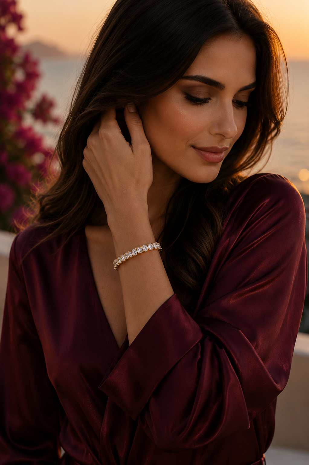 Luxus-Armband „Royal Crystal“ – Funkelnde Zirkonia & 18K Vergoldung
