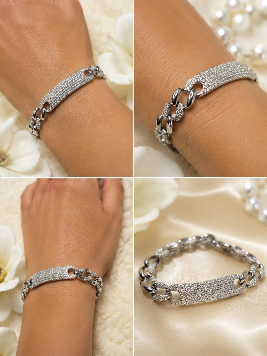 Royal Platinum – Funkelndes Armband mit Zirkonia
