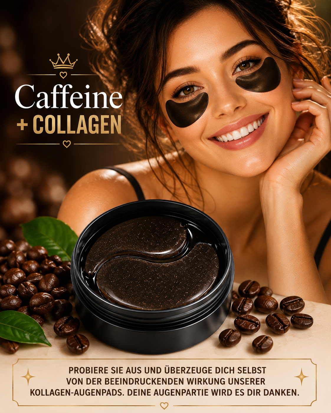 Caffeine + Collagen Augenpads