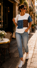T-Shirt Denim & Leo