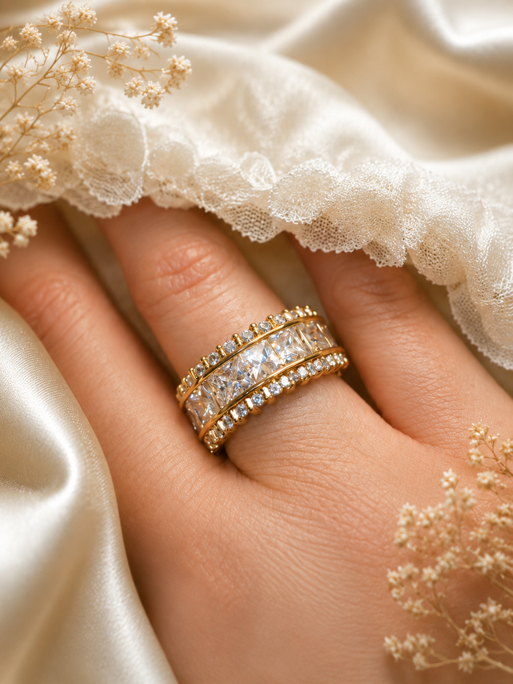 ✨ Golden Glamour 🤍 Eleganz ohne Zeit