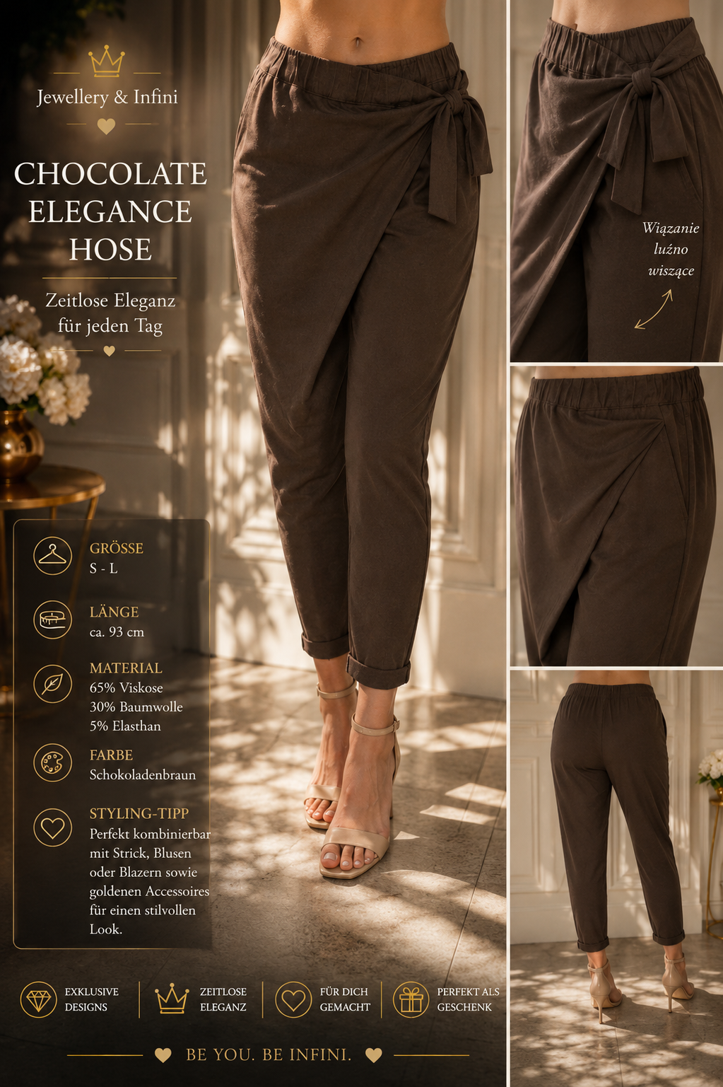 Chocolate Elegance Hose